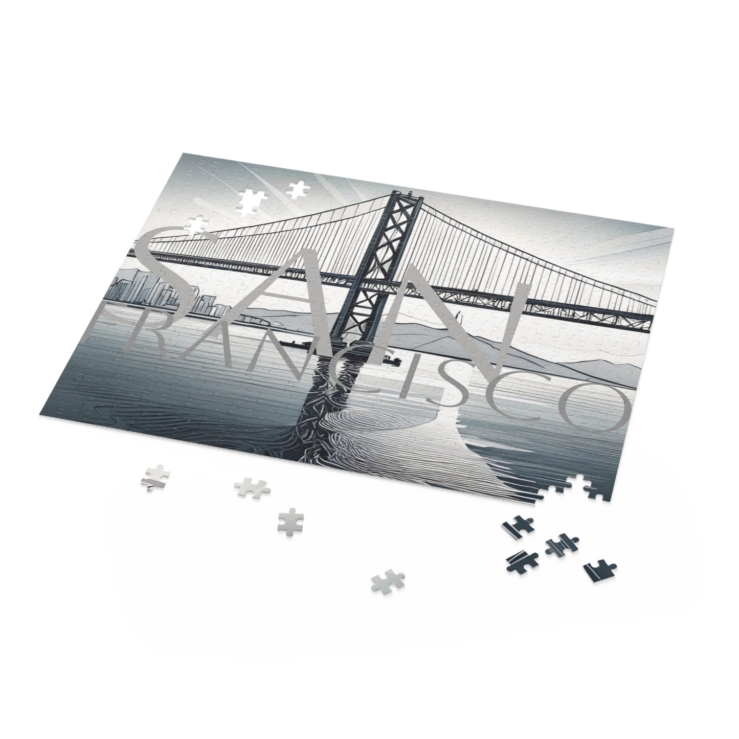 Puzzle Bay Area Bridge 500-Piece
