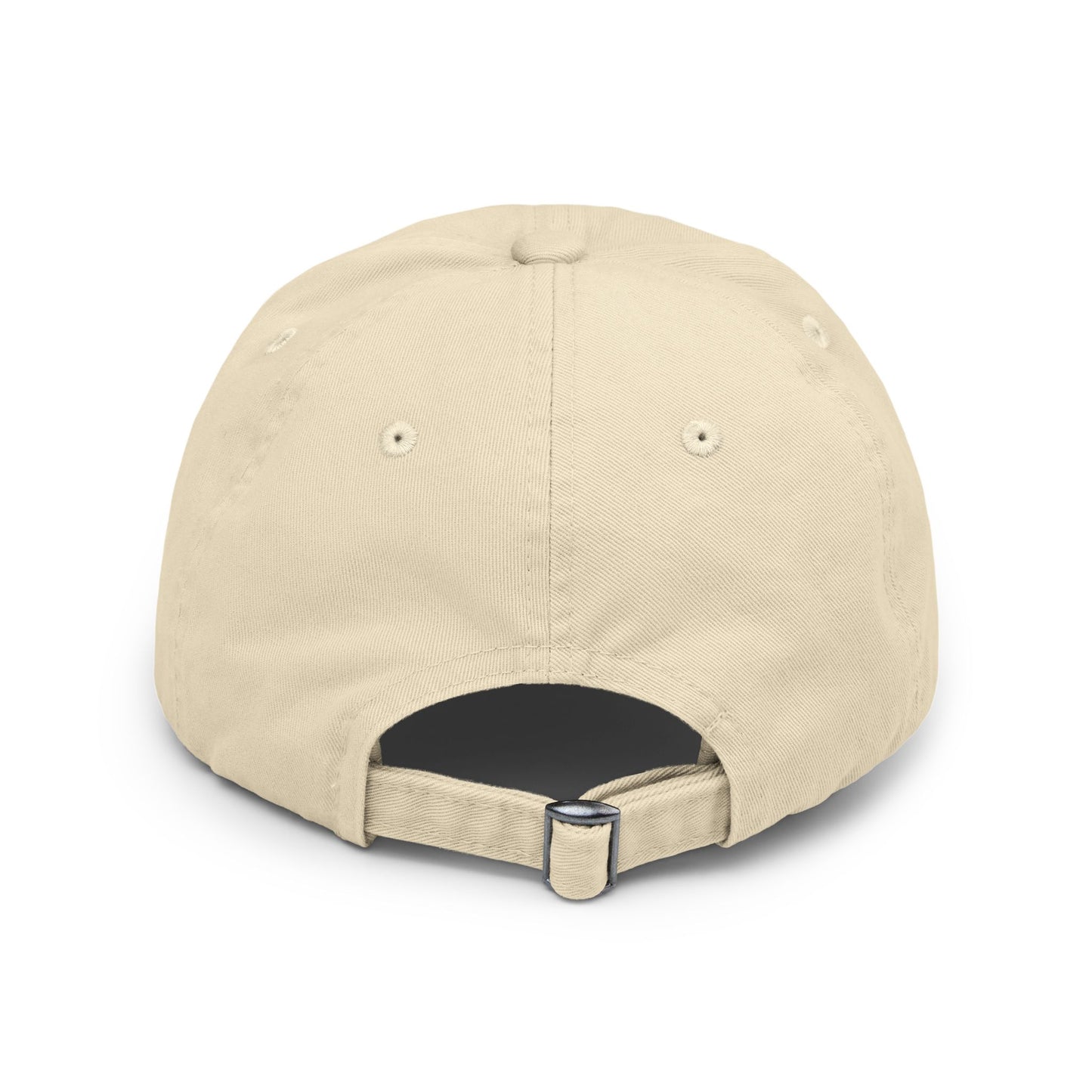 "1820" Distressed Baseball Cap with Gothic Crest Design