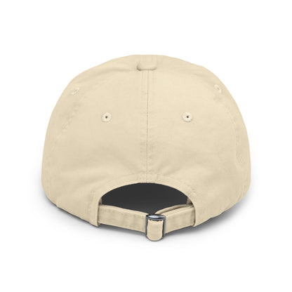 "1820" Distressed Baseball Cap with Gothic Crest Design
