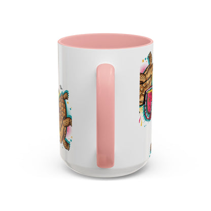 Turtle Valentine Coffee Mug — "You're turtley the one for me" Accent Mug