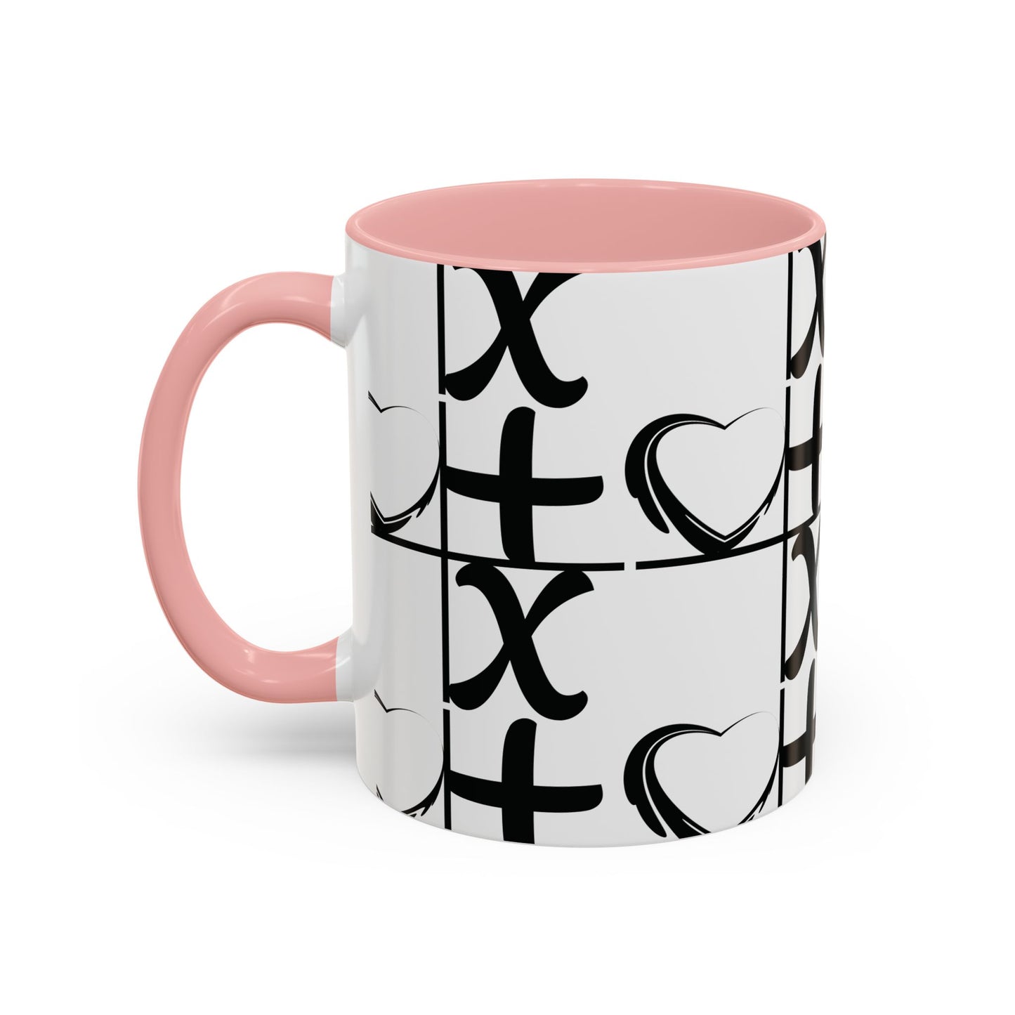Love More Time Accent Coffee Mug — Inspirational Ceramic Mug (11/15 oz)