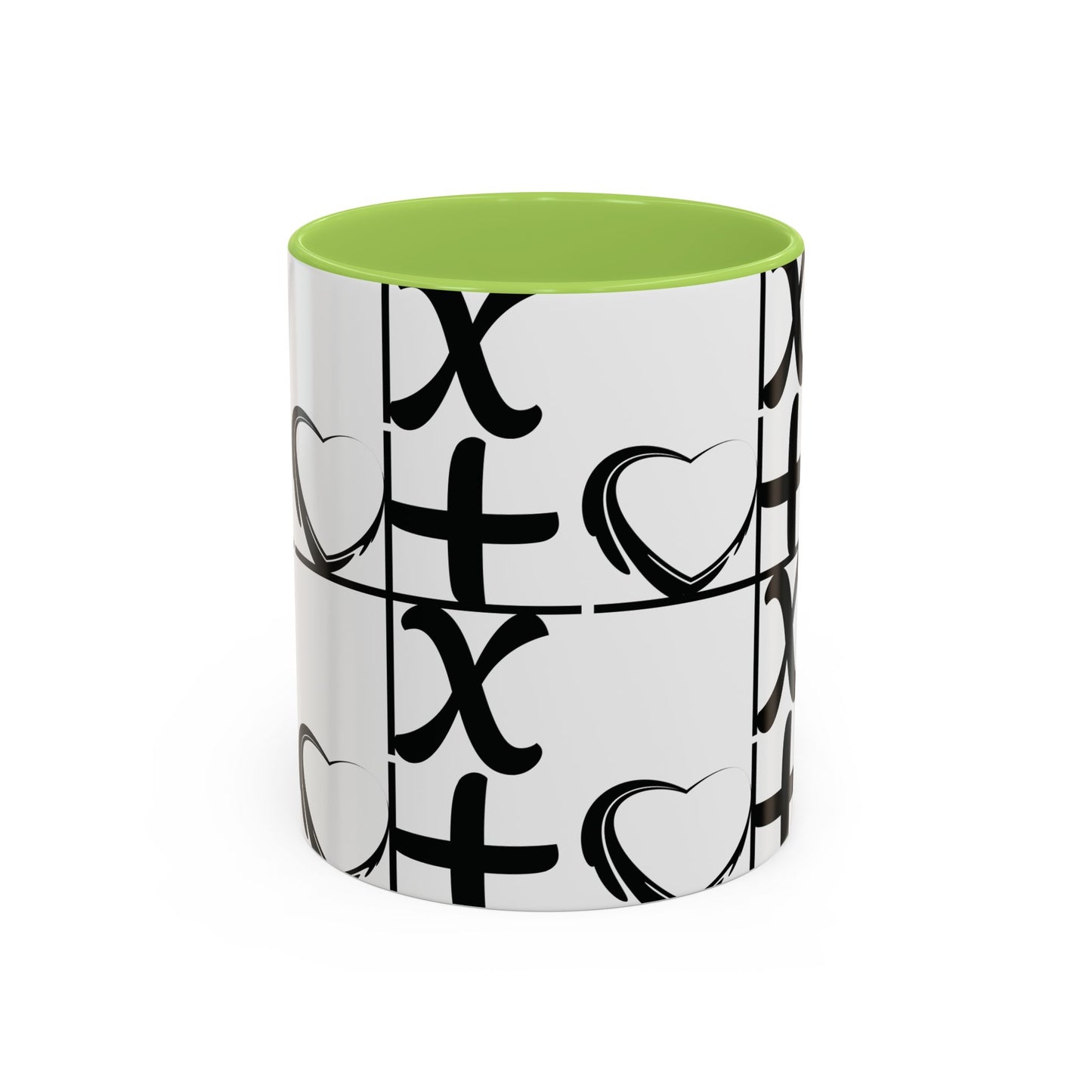 Love More Time Accent Coffee Mug — Inspirational Ceramic Mug (11/15 oz)