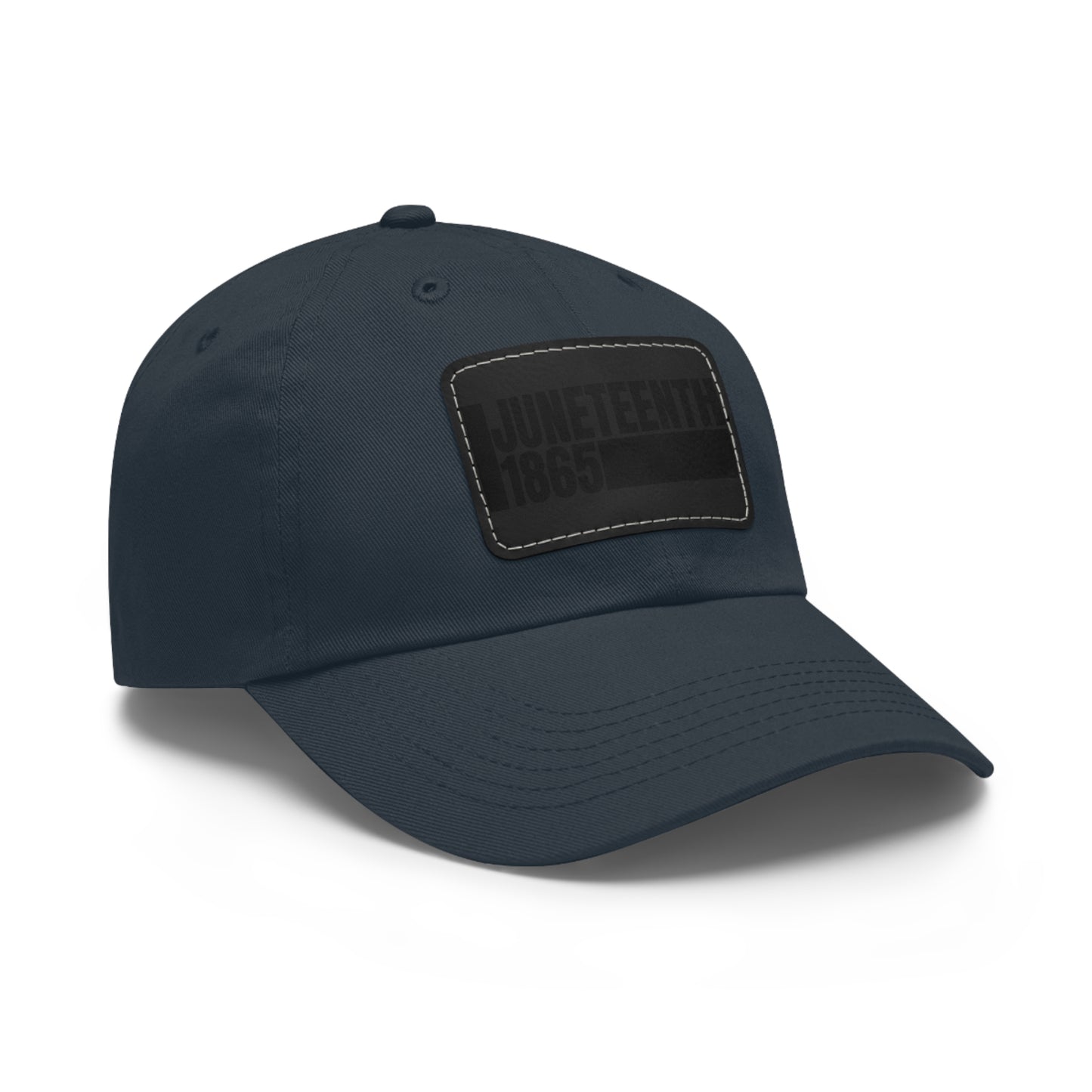 Special Edition Juneteenth Hat with Leather Patch, Summer Accessory, Unisex Cap, Celebration Hat, Gift for Dad, Black History Month