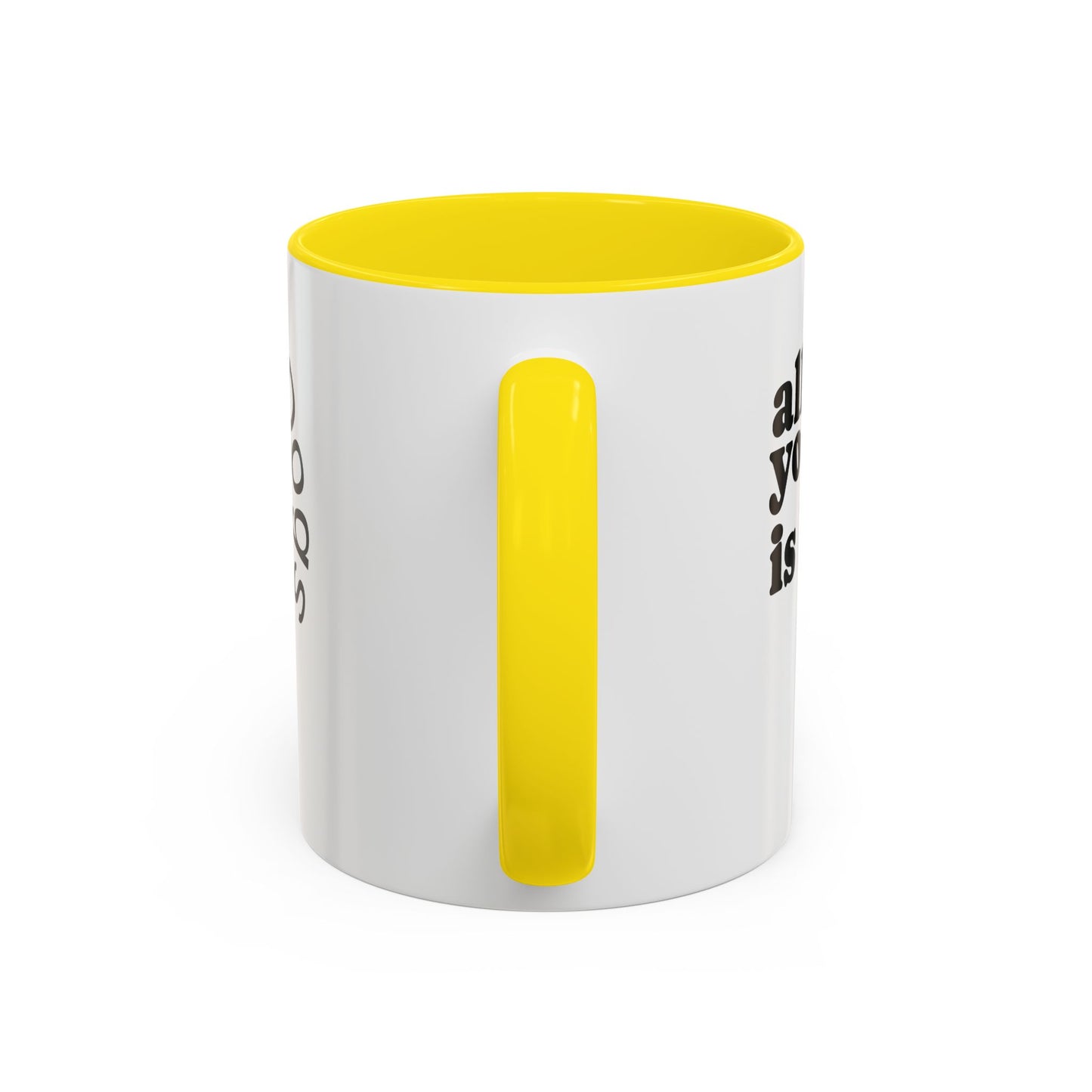 Valentine Dogs Tug-of-Love Mug — Playful Pop-Art Heart Balloons