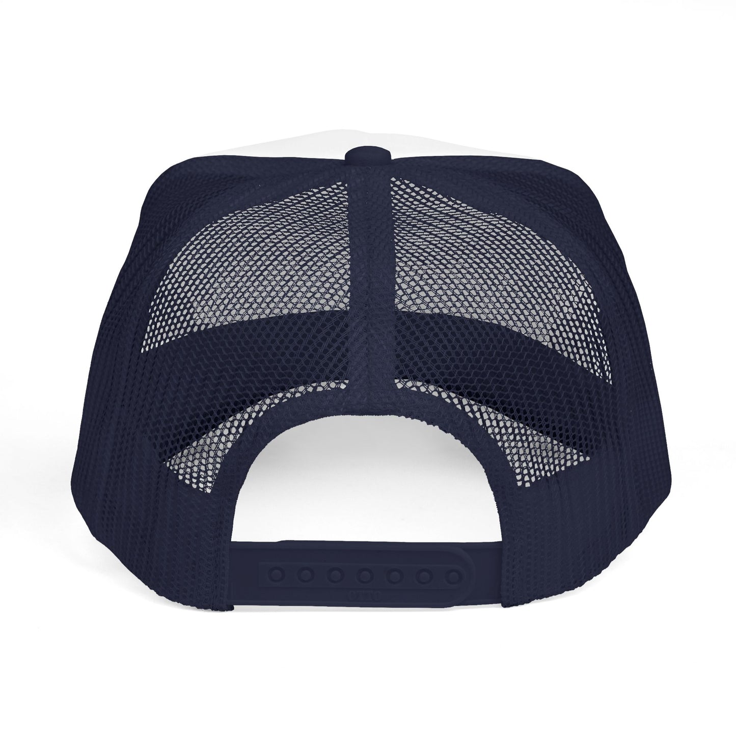MJAD DTU9 Trucker Cap — Vintage Script Retro Mesh Baseball Hat