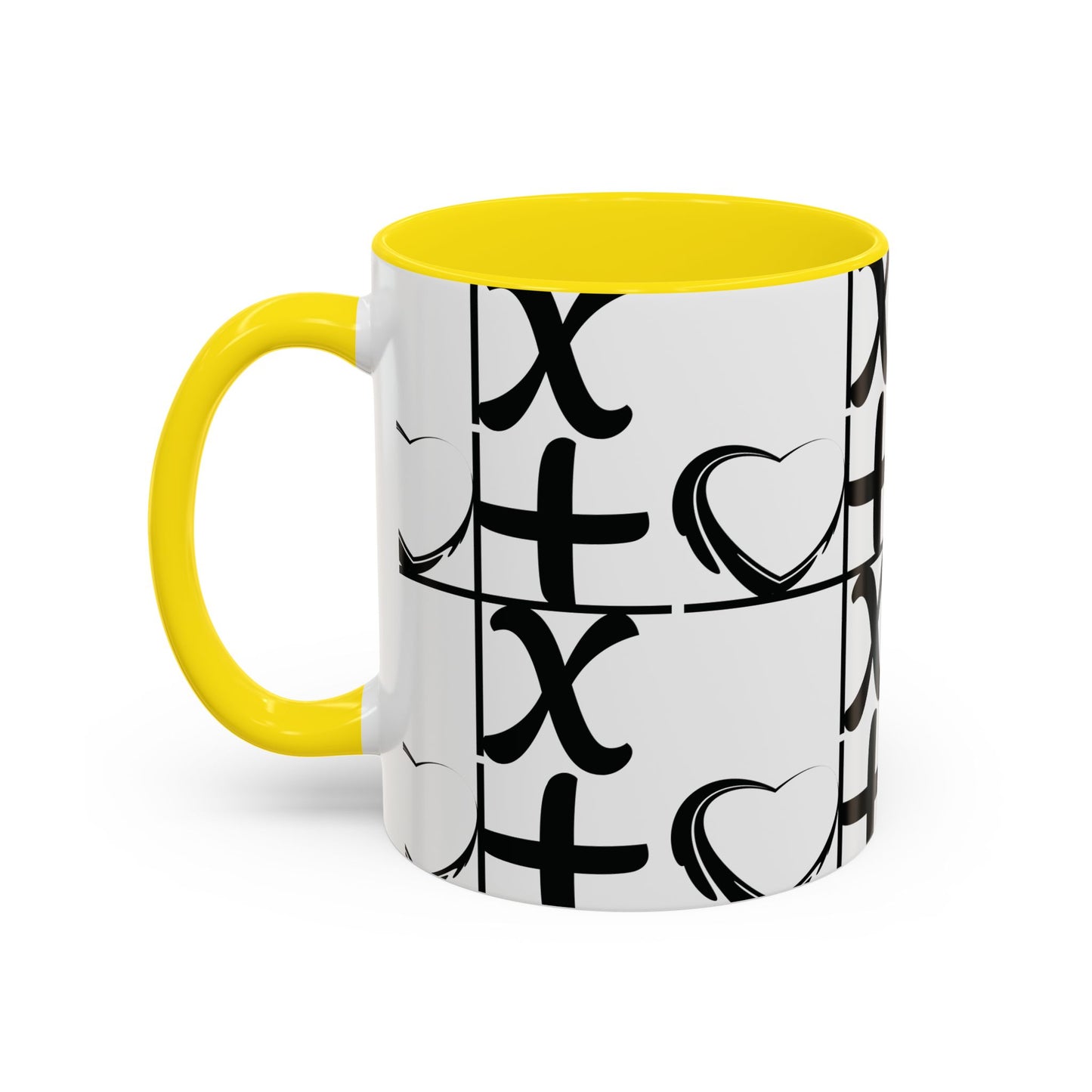 Love More Time Accent Coffee Mug — Inspirational Ceramic Mug (11/15 oz)