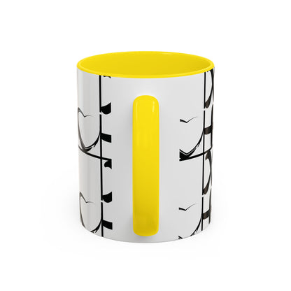 Love More Time Accent Coffee Mug — Inspirational Ceramic Mug (11/15 oz)