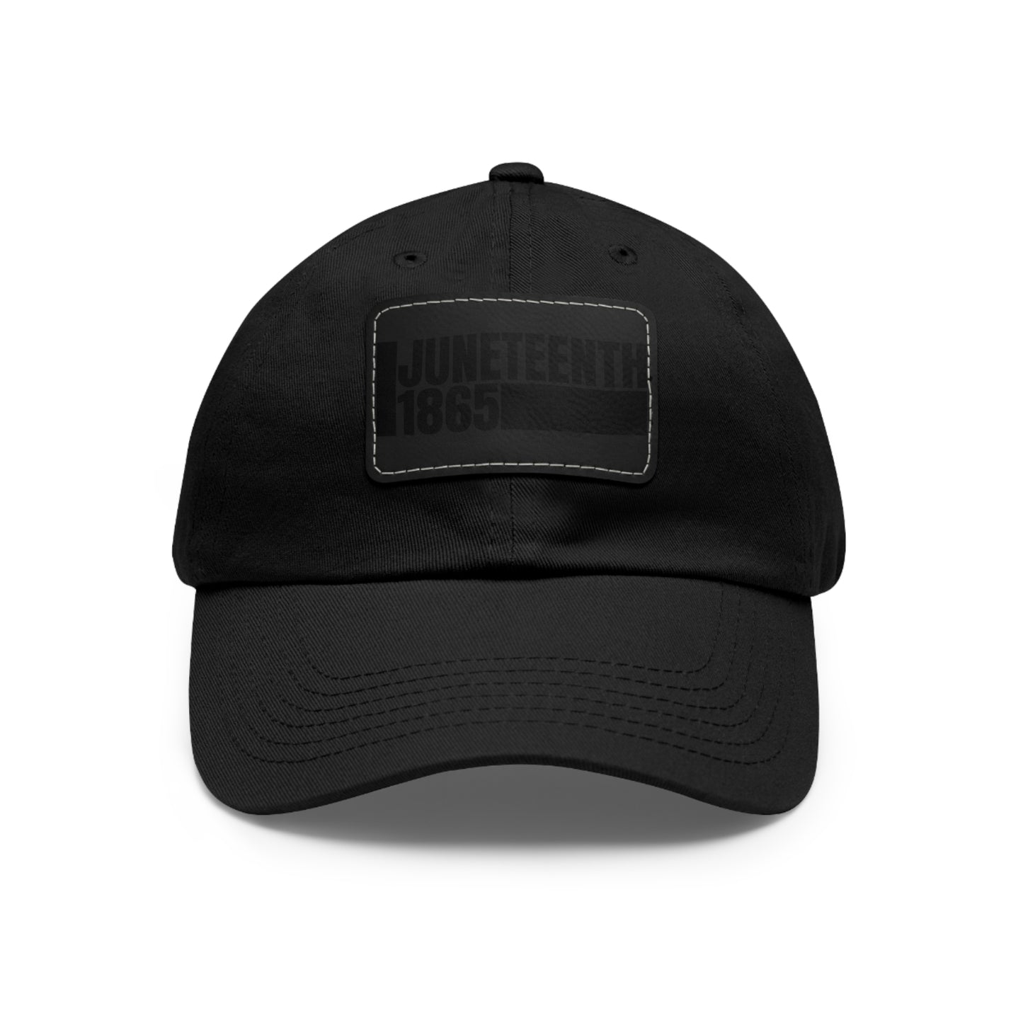 Special Edition Juneteenth Hat with Leather Patch, Summer Accessory, Unisex Cap, Celebration Hat, Gift for Dad, Black History Month