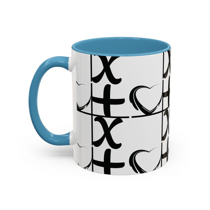 Love More Time Accent Coffee Mug — Inspirational Ceramic Mug (11/15 oz)