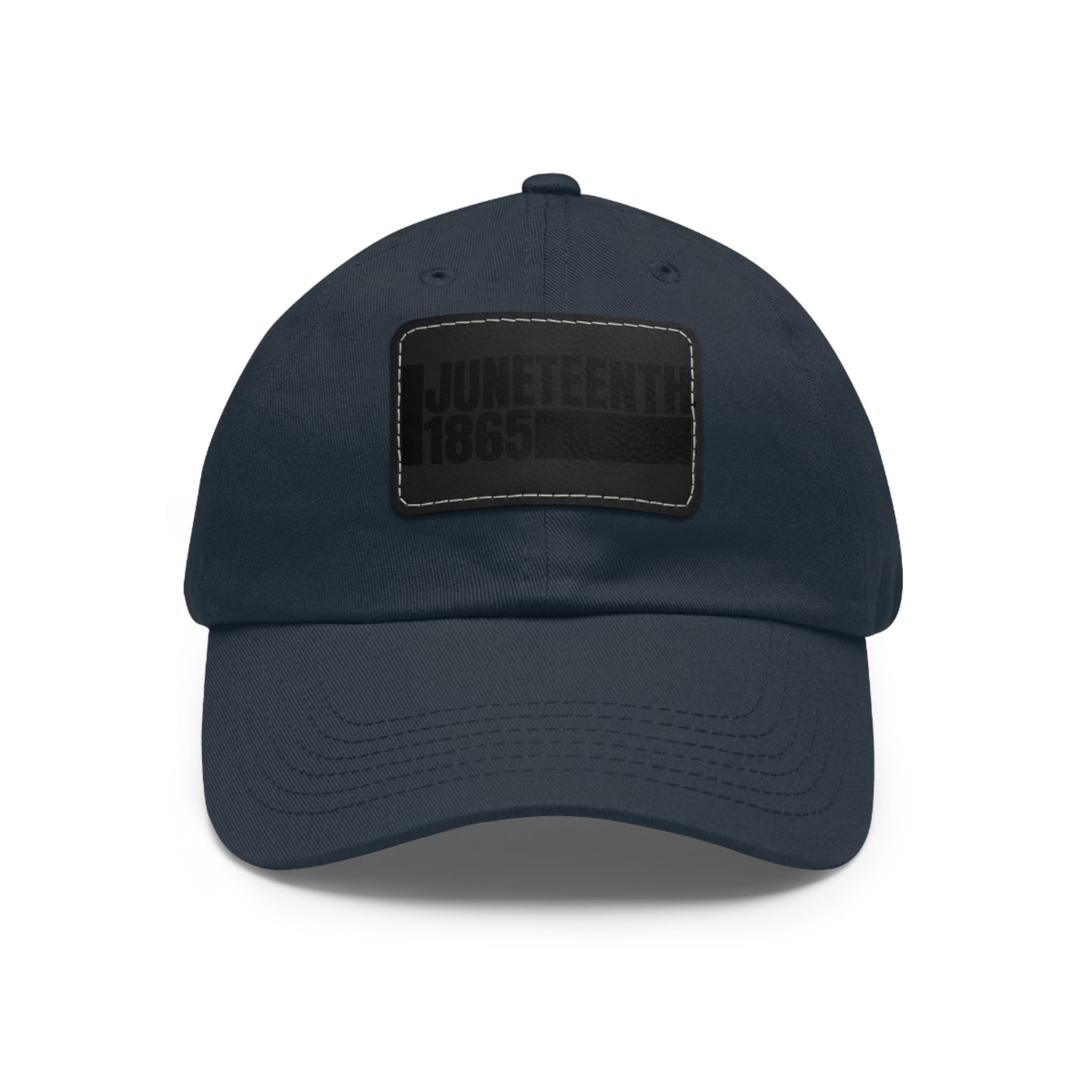 Special Edition Juneteenth Hat with Leather Patch, Summer Accessory, Unisex Cap, Celebration Hat, Gift for Dad, Black History Month