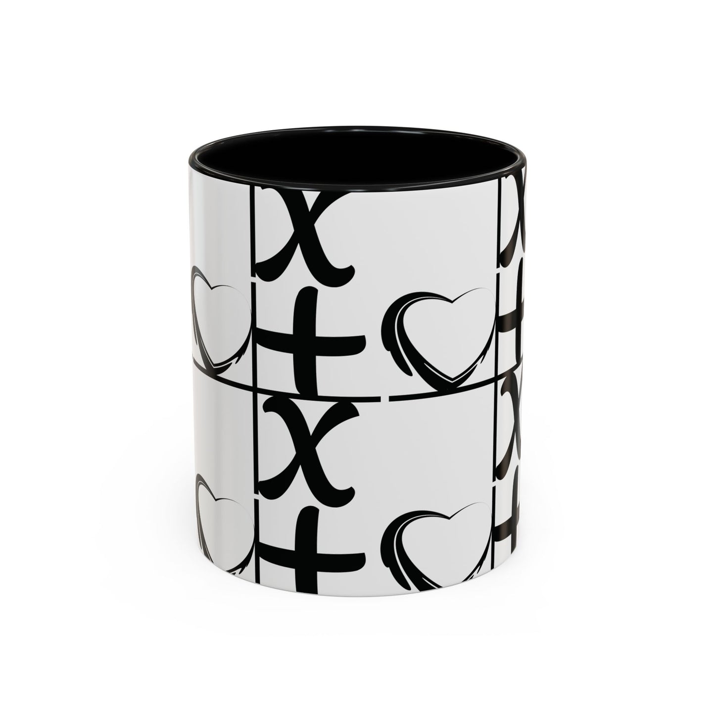 Love More Time Accent Coffee Mug — Inspirational Ceramic Mug (11/15 oz)