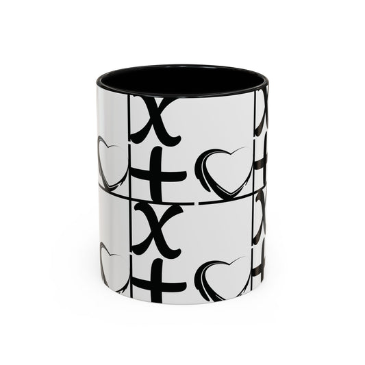 Love More Time Accent Coffee Mug — Inspirational Ceramic Mug (11/15 oz)