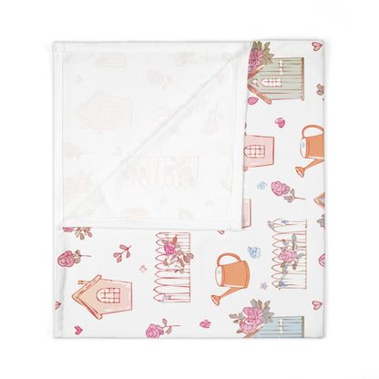 Charming Floral Baby Swaddle Blanket - Soft Nursery Wrap, Newborn Gift, Baby Shower Essential, Cute Nursery Decor, Cozy Blanket, [...]