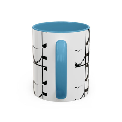 Love More Time Accent Coffee Mug — Inspirational Ceramic Mug (11/15 oz)