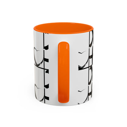 Love More Time Accent Coffee Mug — Inspirational Ceramic Mug (11/15 oz)