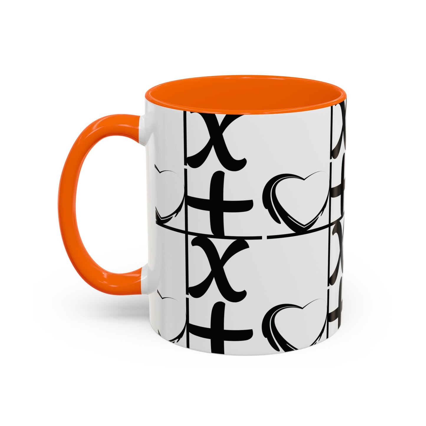 Love More Time Accent Coffee Mug — Inspirational Ceramic Mug (11/15 oz)