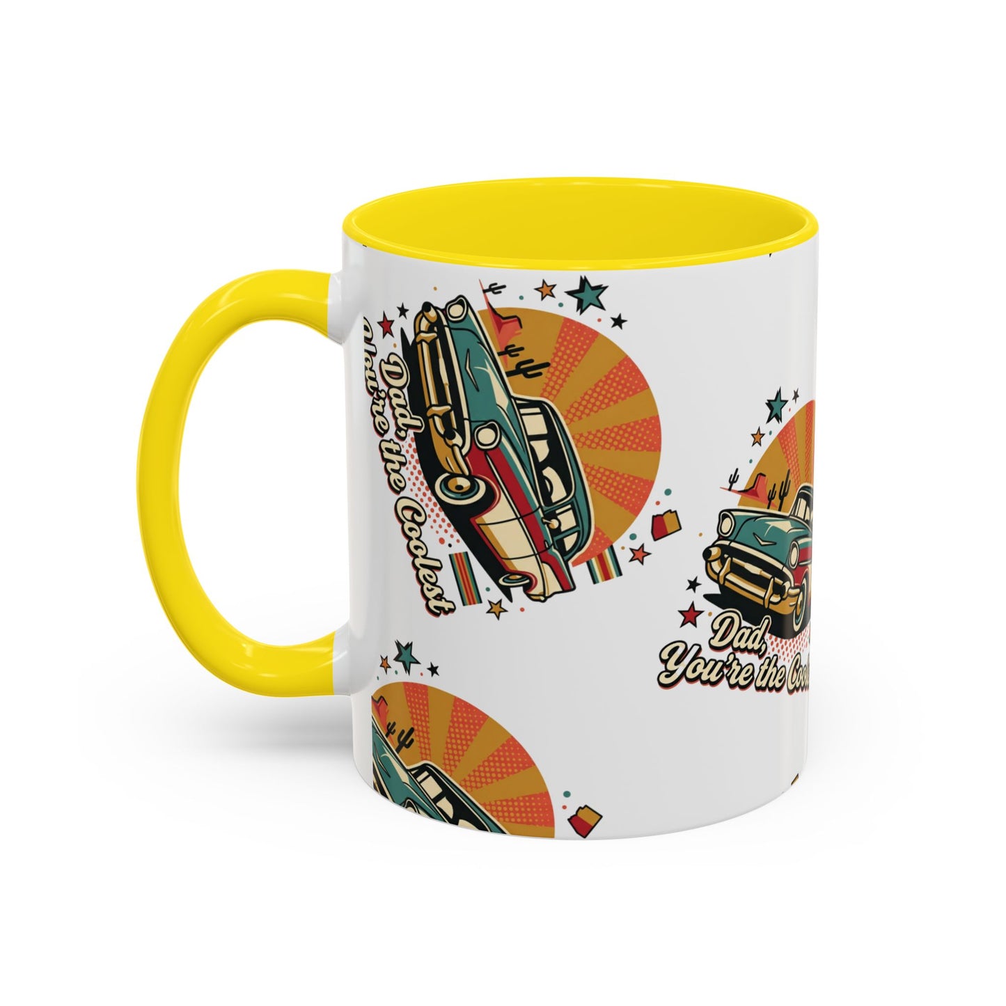 Father’s Day Arizona Pop-Art Car Accent Coffee Mug