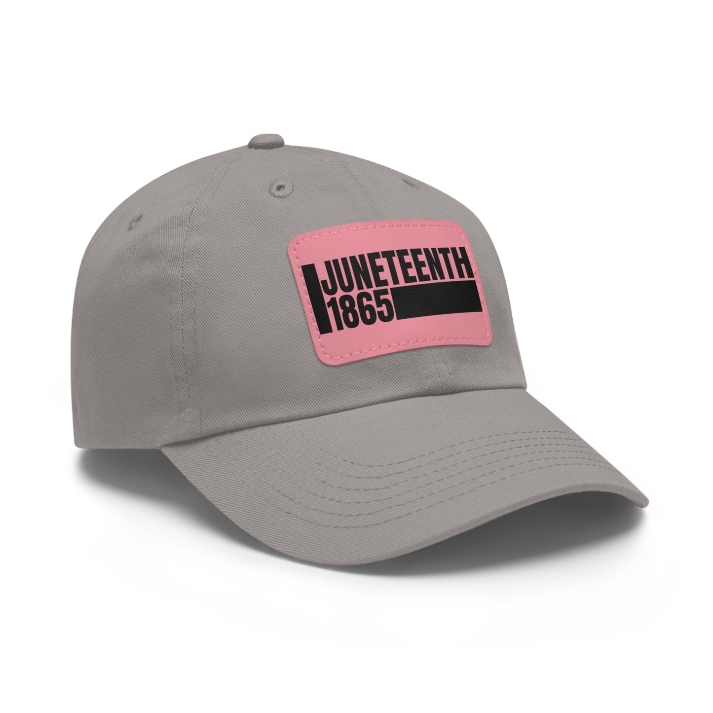 Special Edition Juneteenth Hat with Leather Patch, Summer Accessory, Unisex Cap, Celebration Hat, Gift for Dad, Black History Month