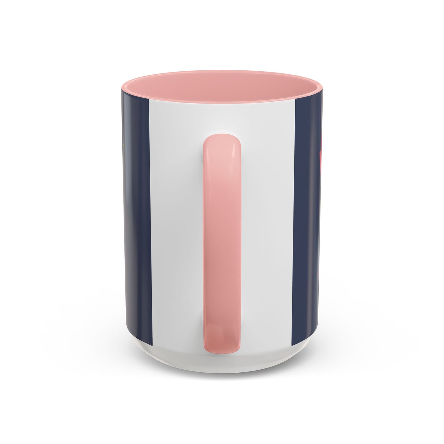 Custom Business Coffee Mug — Personalized Floral Accent Mug with Website & Contact