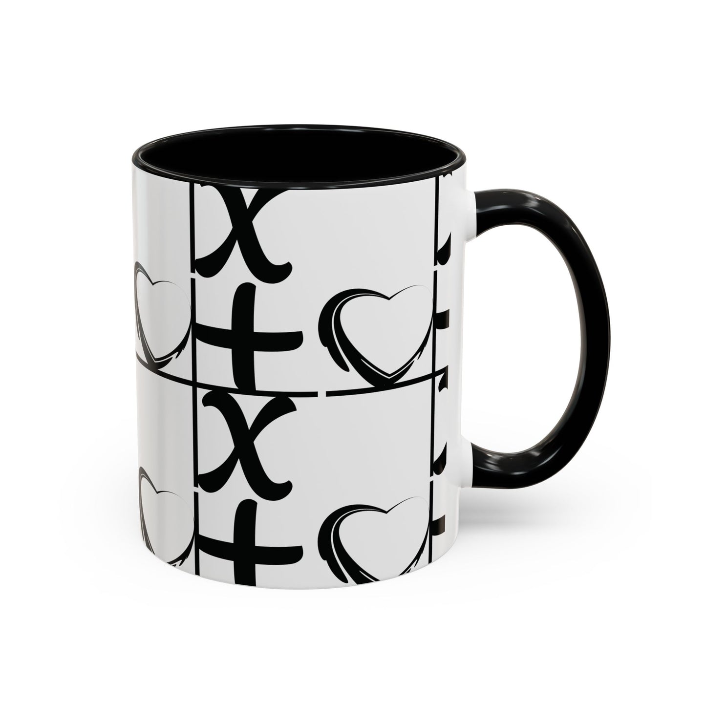 Love More Time Accent Coffee Mug — Inspirational Ceramic Mug (11/15 oz)