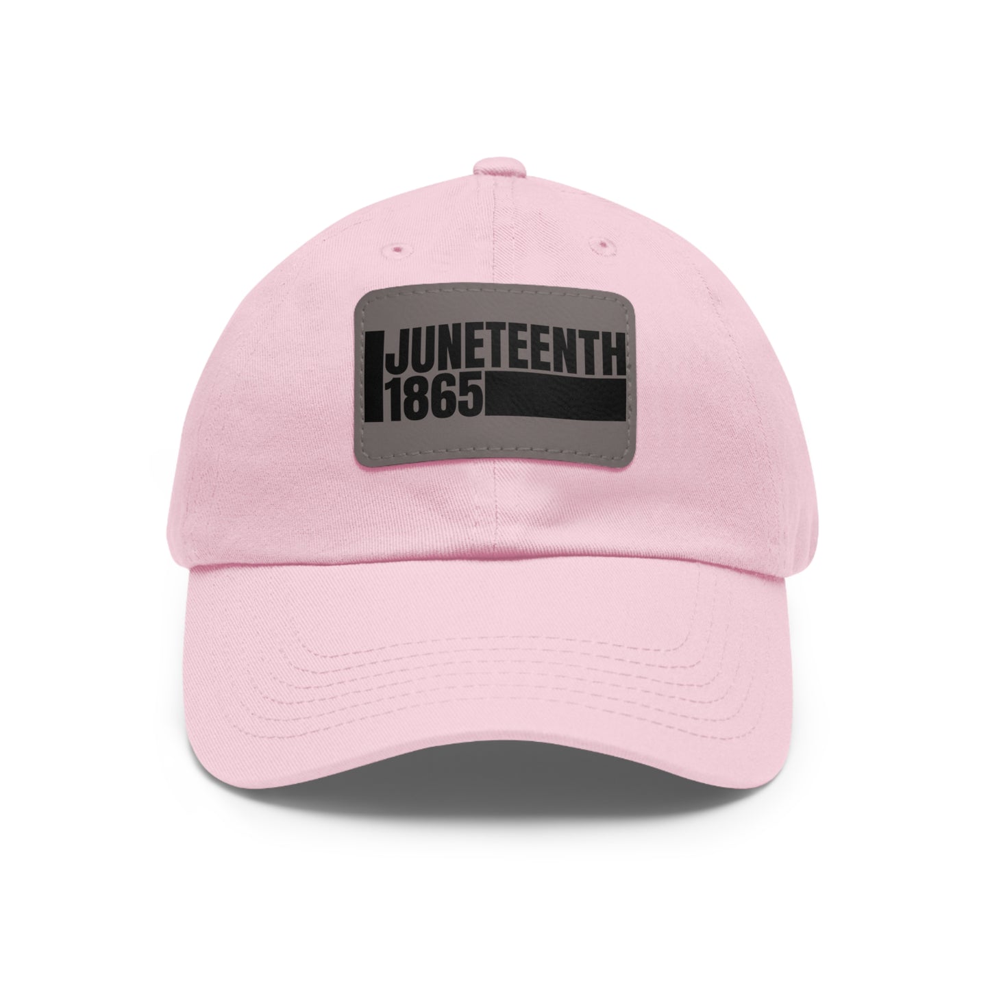 Special Edition Juneteenth Hat with Leather Patch, Summer Accessory, Unisex Cap, Celebration Hat, Gift for Dad, Black History Month