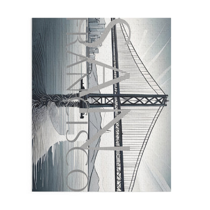 Puzzle Bay Area Bridge 500-Piece