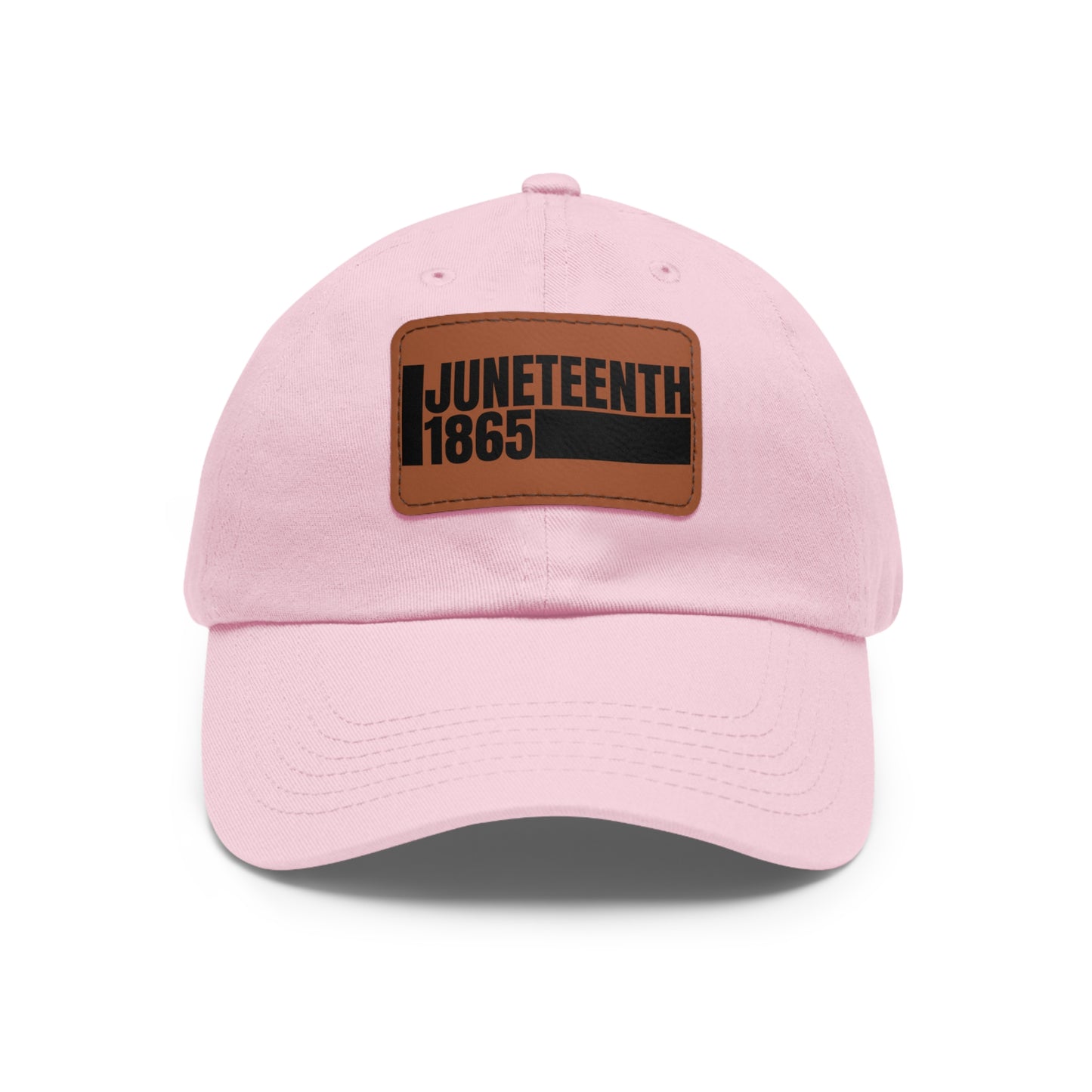 Special Edition Juneteenth Hat with Leather Patch, Summer Accessory, Unisex Cap, Celebration Hat, Gift for Dad, Black History Month