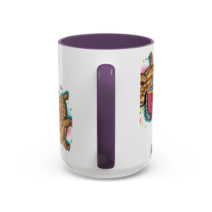 Turtle Valentine Coffee Mug — "You're turtley the one for me" Accent Mug