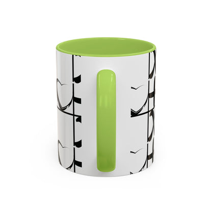 Love More Time Accent Coffee Mug — Inspirational Ceramic Mug (11/15 oz)