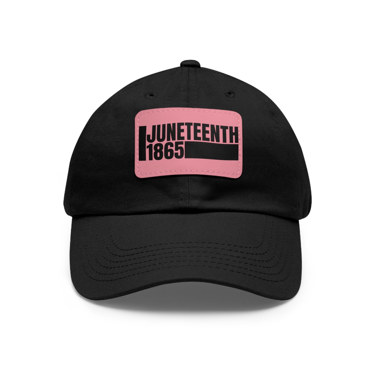 Special Edition Juneteenth Hat with Leather Patch, Summer Accessory, Unisex Cap, Celebration Hat, Gift for Dad, Black History Month
