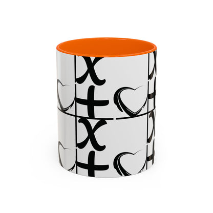 Love More Time Accent Coffee Mug — Inspirational Ceramic Mug (11/15 oz)