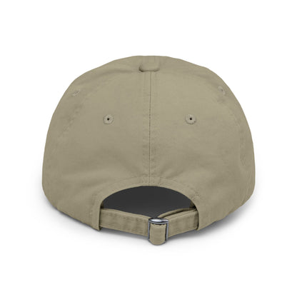 "1820" Distressed Baseball Cap with Gothic Crest Design