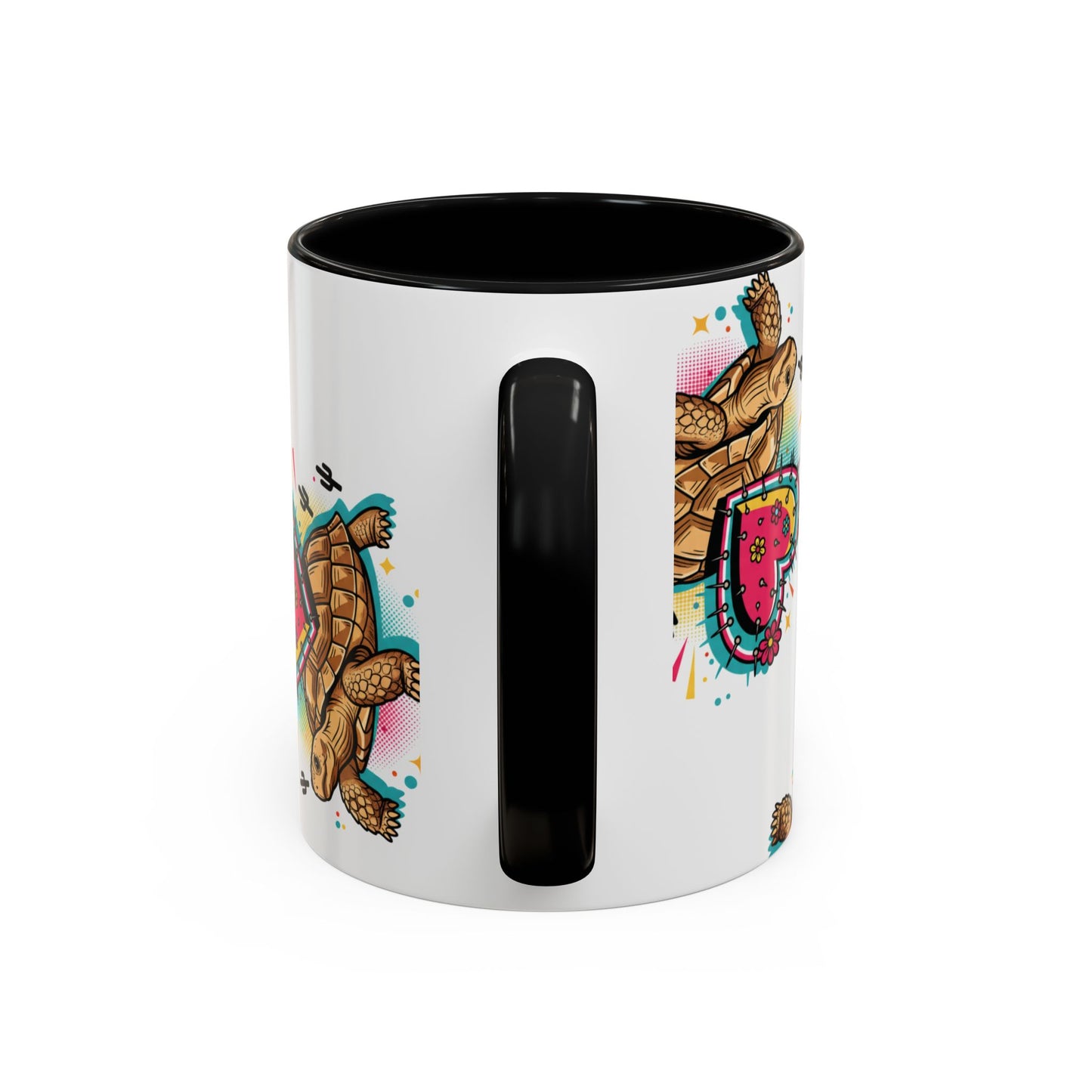Turtle Valentine Coffee Mug — "You're turtley the one for me" Accent Mug