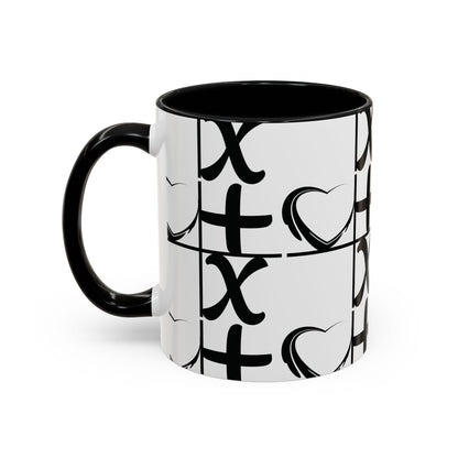 Love More Time Accent Coffee Mug — Inspirational Ceramic Mug (11/15 oz)