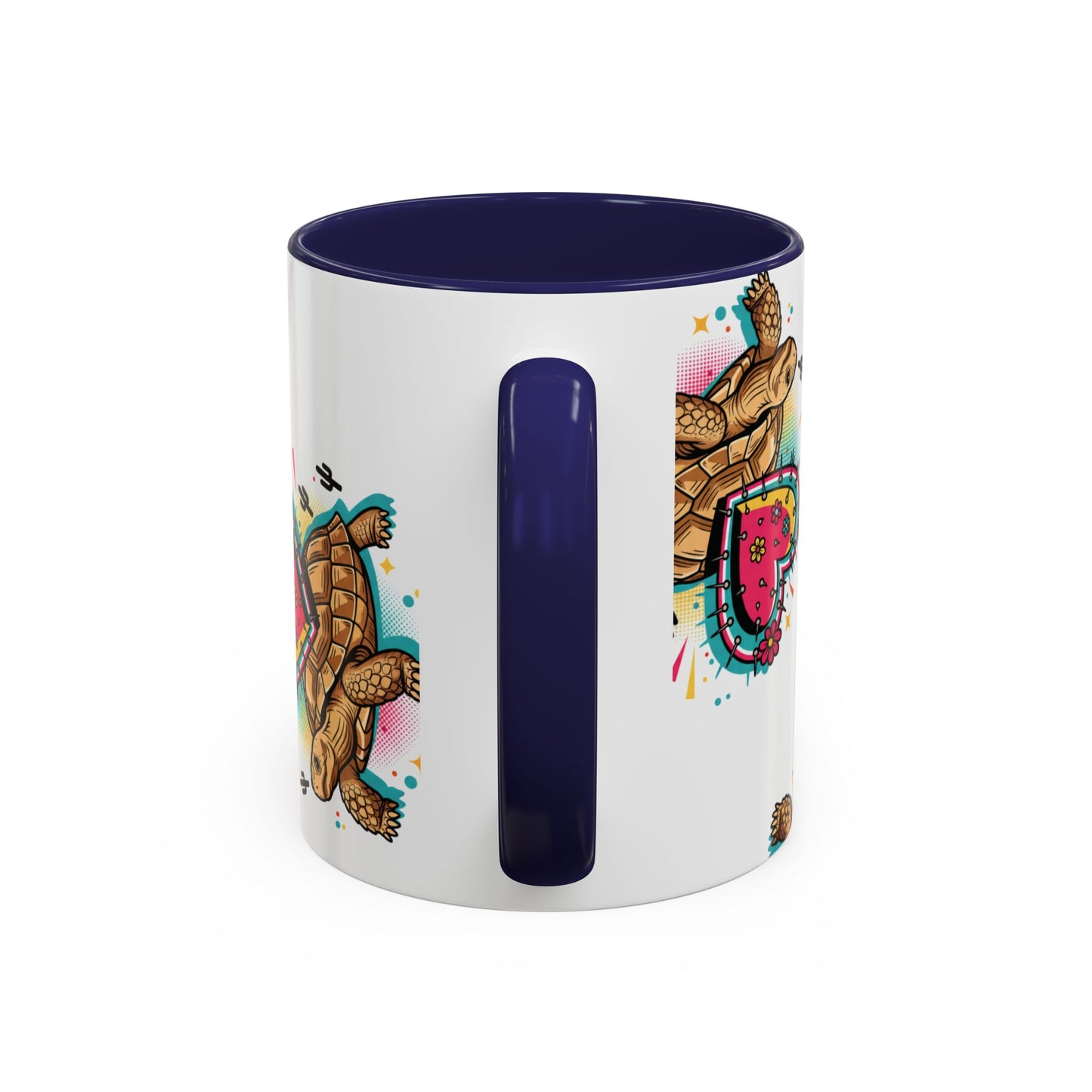 Turtle Valentine Coffee Mug — "You're turtley the one for me" Accent Mug