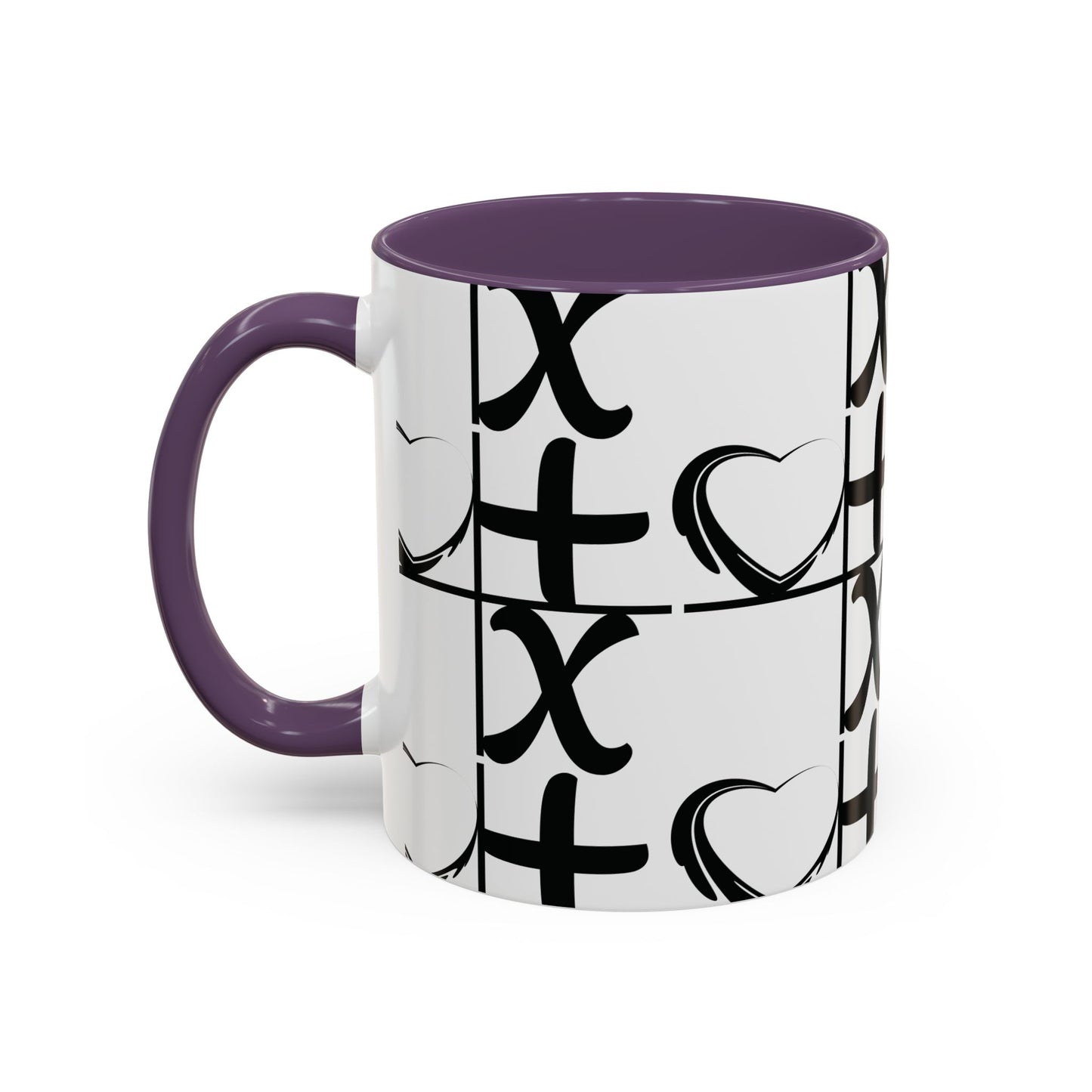 Love More Time Accent Coffee Mug — Inspirational Ceramic Mug (11/15 oz)
