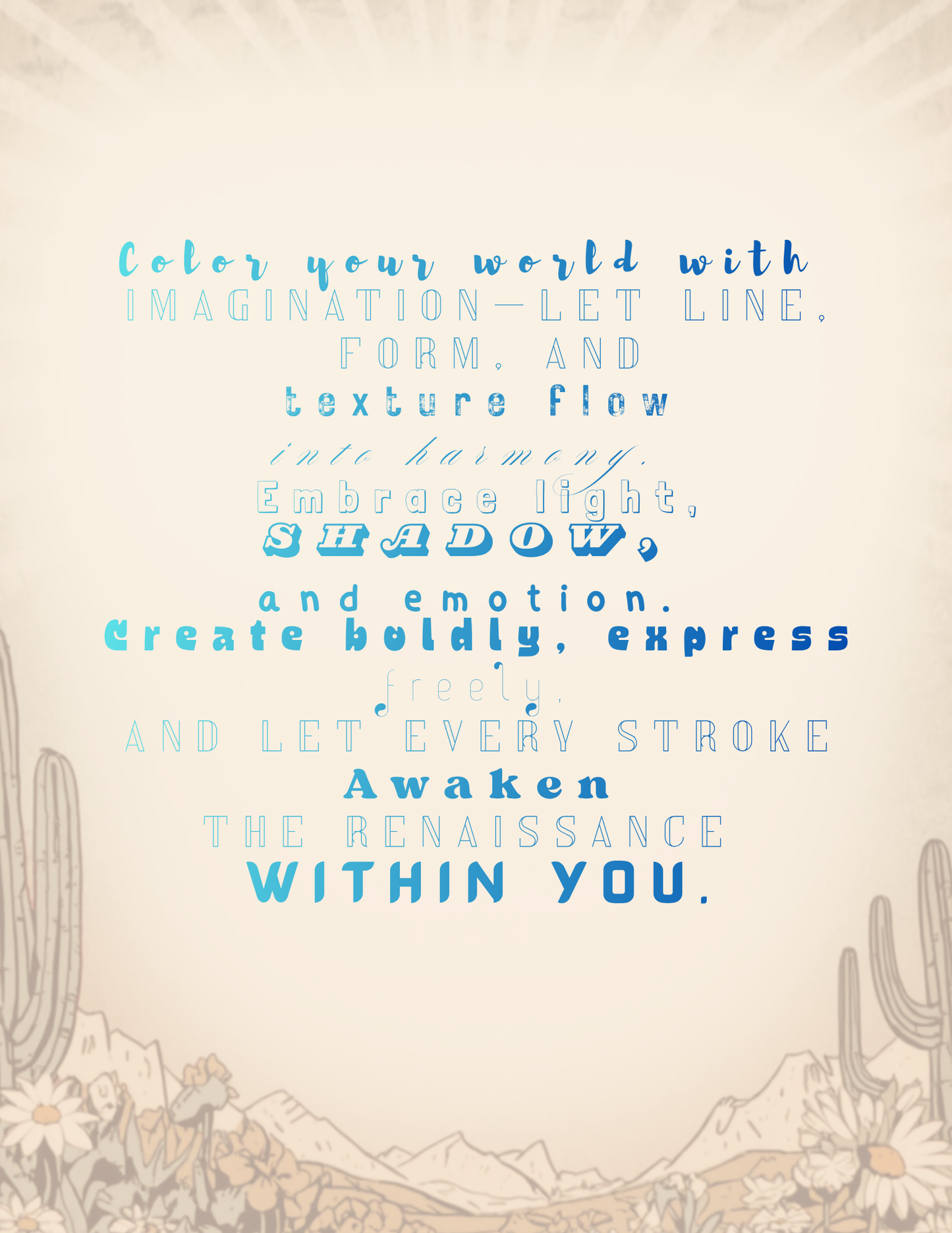 Paint Your World, Creative Journal
