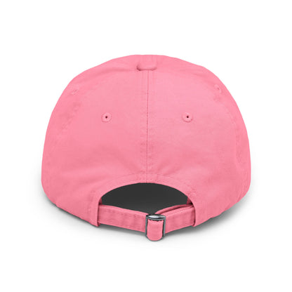 "1820" Distressed Baseball Cap with Gothic Crest Design