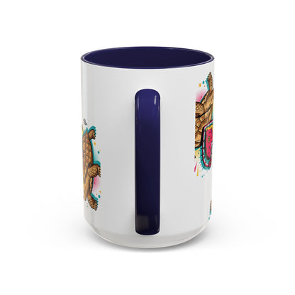 Turtle Valentine Coffee Mug — "You're turtley the one for me" Accent Mug