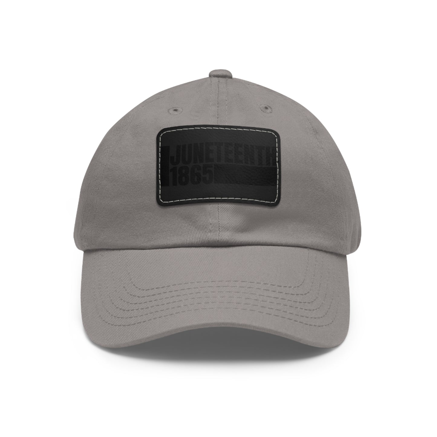 Special Edition Juneteenth Hat with Leather Patch, Summer Accessory, Unisex Cap, Celebration Hat, Gift for Dad, Black History Month
