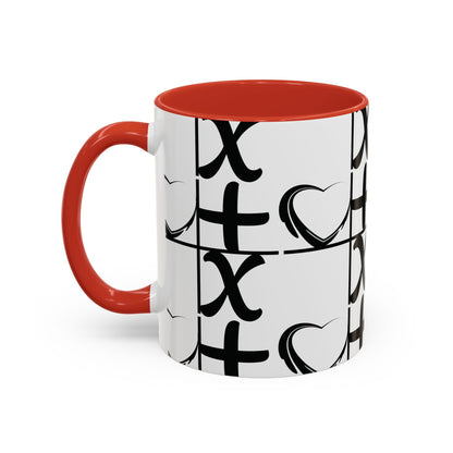 Love More Time Accent Coffee Mug — Inspirational Ceramic Mug (11/15 oz)