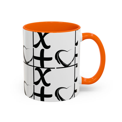 Love More Time Accent Coffee Mug — Inspirational Ceramic Mug (11/15 oz)