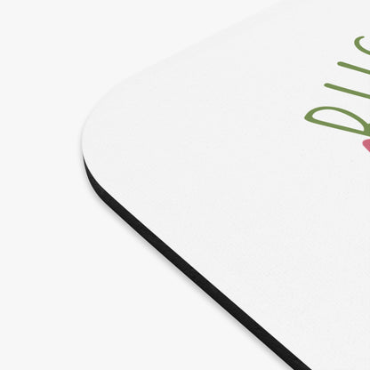 Floral Business Mouse Pad — Customizable Office Desk Mat with Tulip Design