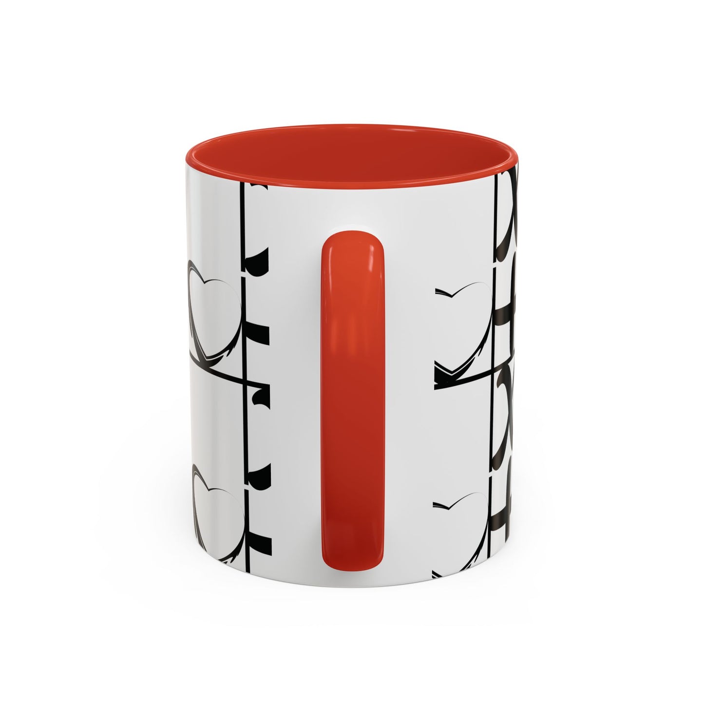 Love More Time Accent Coffee Mug — Inspirational Ceramic Mug (11/15 oz)