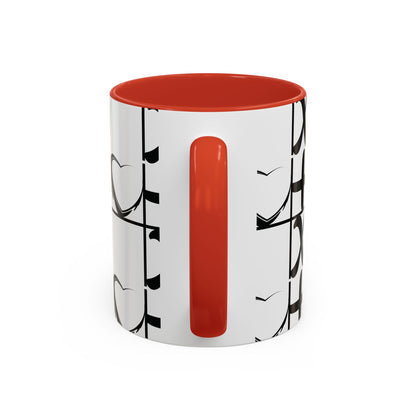 Love More Time Accent Coffee Mug — Inspirational Ceramic Mug (11/15 oz)