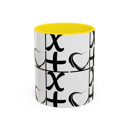 Love More Time Accent Coffee Mug — Inspirational Ceramic Mug (11/15 oz)