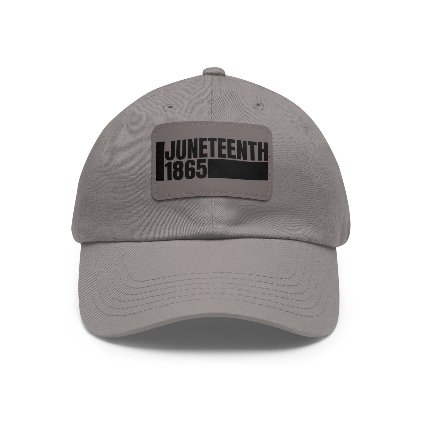 Special Edition Juneteenth Hat with Leather Patch, Summer Accessory, Unisex Cap, Celebration Hat, Gift for Dad, Black History Month
