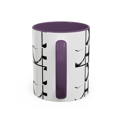 Love More Time Accent Coffee Mug — Inspirational Ceramic Mug (11/15 oz)