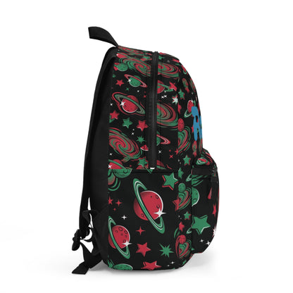 Personalized Space Planet Backpack — Kids' Custom Name School Bag (Ronan)