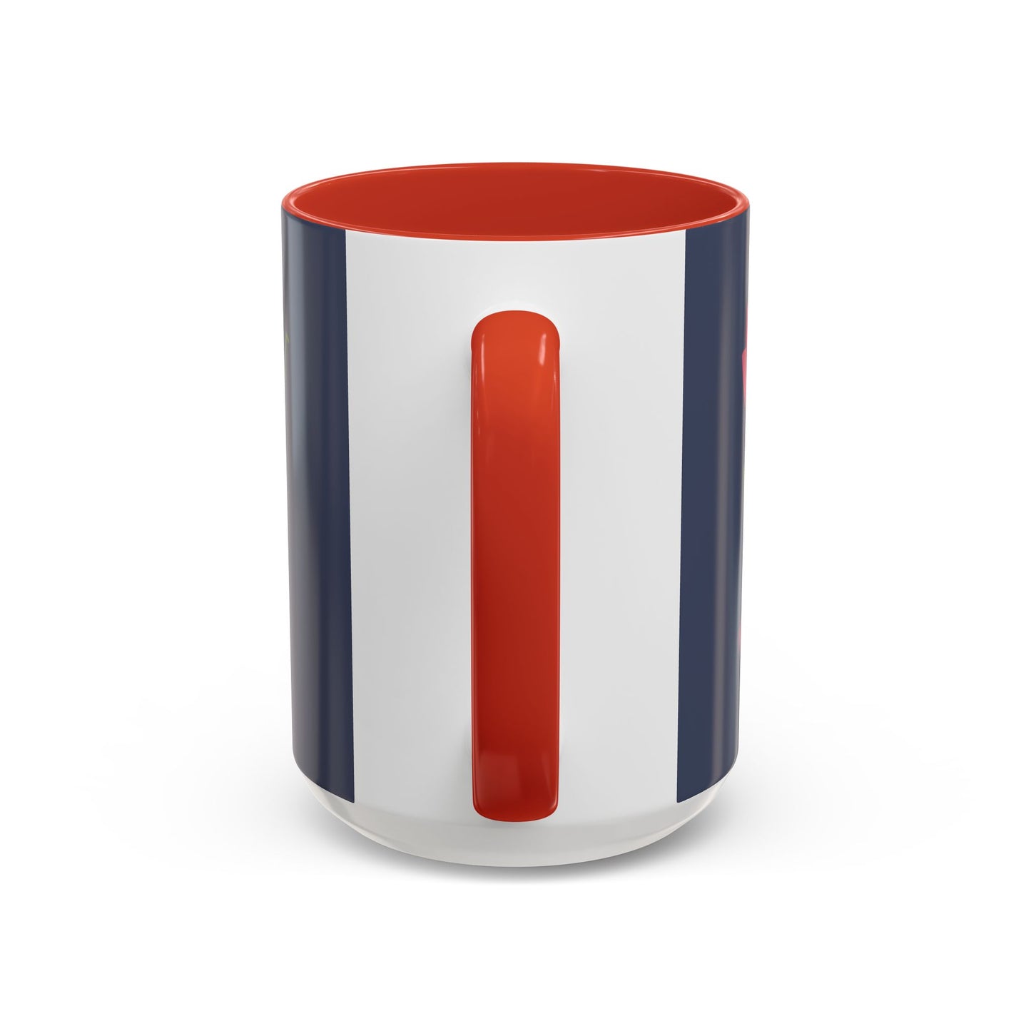Custom Business Coffee Mug — Personalized Floral Accent Mug with Website & Contact